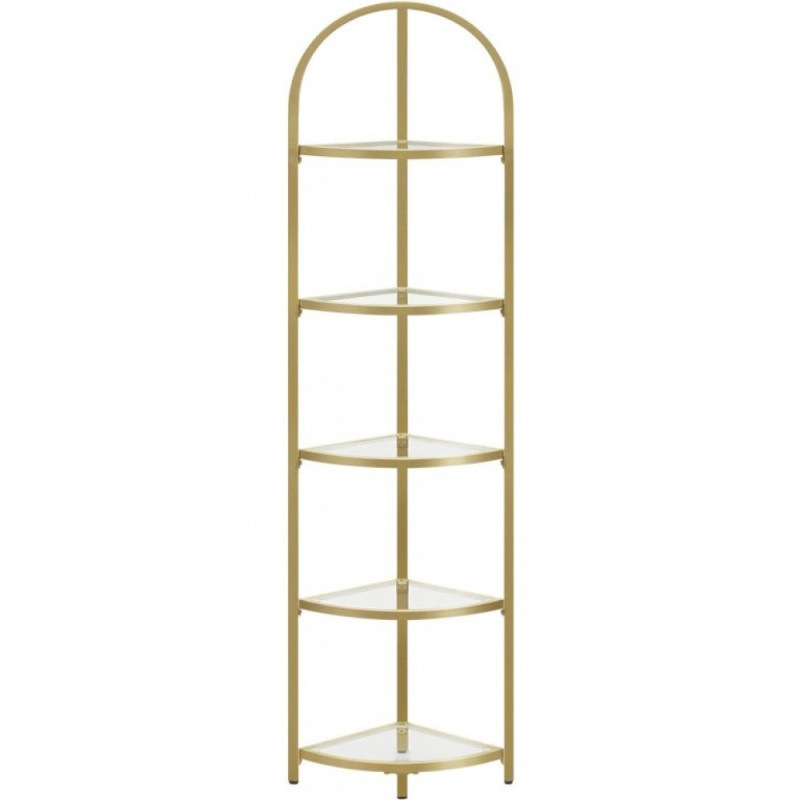 Gold corner shelf Gold corner shelf