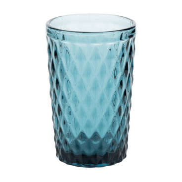 soft drink glass - blue