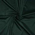 Round velvet tablecloth - emerald
