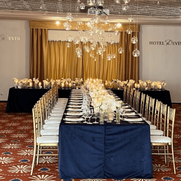 copy of Round velvet tablecloth - dark blue rectangle