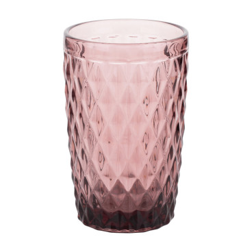 Soft drink glass - antique pink