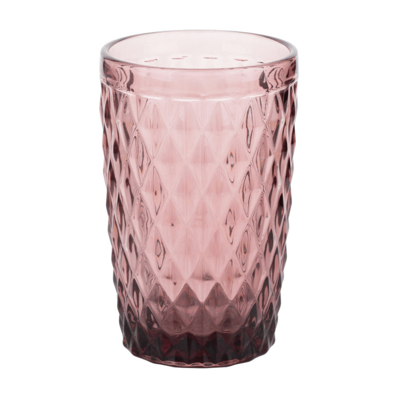 Soft drink glass - antique pink