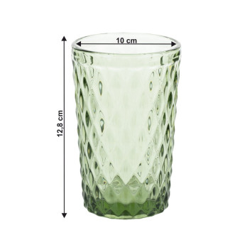 Soft drink glass - antique pink