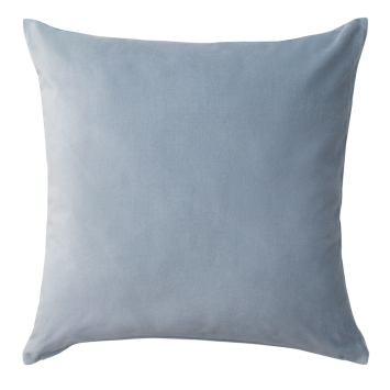 Lightblue velvet pillow
