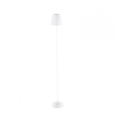 LED lampa stojacia biela
