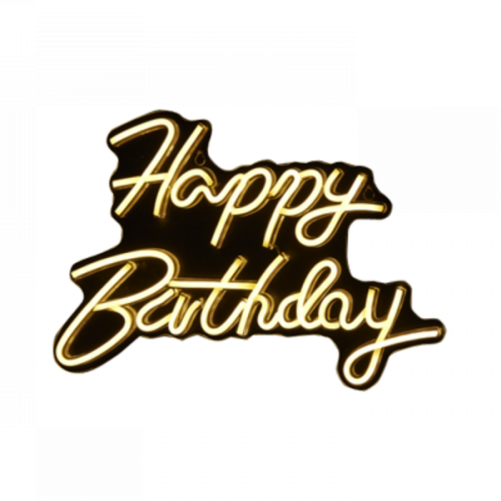 LED nápis Happy Birthday