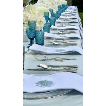 Champagne glass - blue