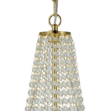 Crystal chandelier elegance