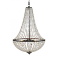 Crystal chandelier elegance - black
