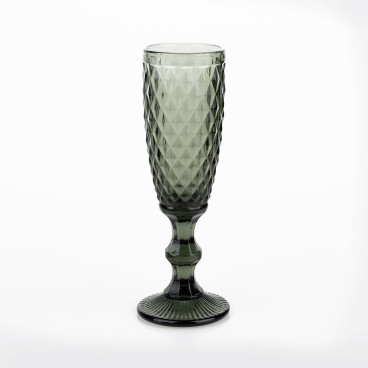 Champagne glass - gray