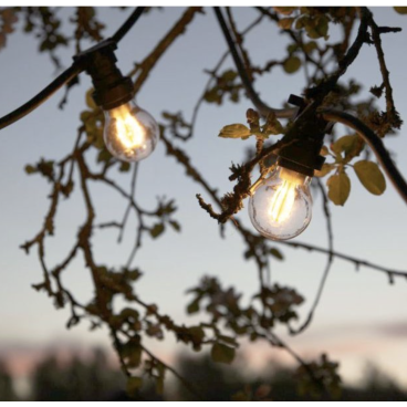 Light chain with bulbs (connectable)
