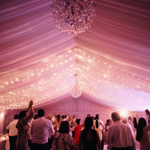 Light chains - white cable (10m)