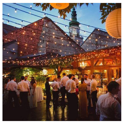 Light chains - black cable (10m)