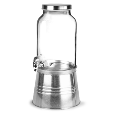 Lemonade dispenser with tap + bucket