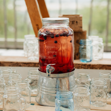 Dávkovač limonády s kohútikom + vedro