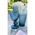 Wine glass - blue
