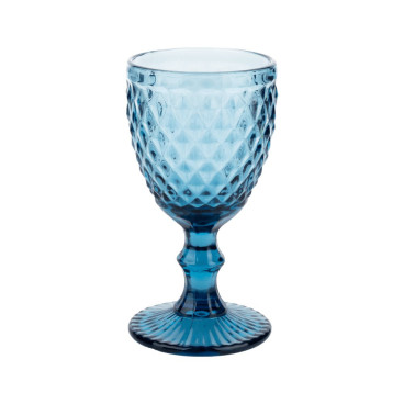 Wine glass - blue