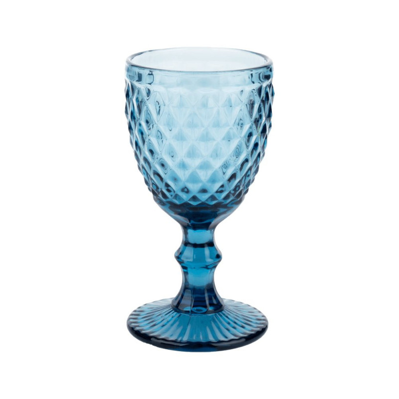 Wine glass - blue