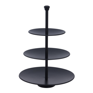 Black 3-tiered stand