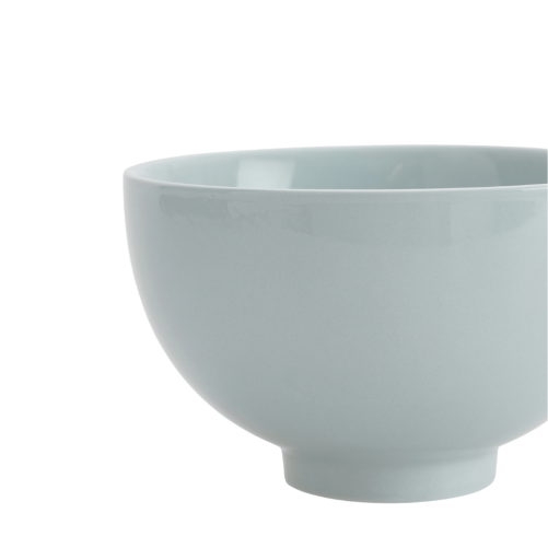 Bowl on a foot - light blue