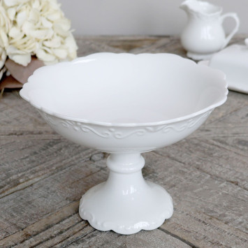Porcelain footed bowl