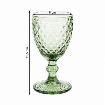 Wine glass - antique pink