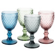Wine glass - antique pink