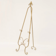 Golden metal easel