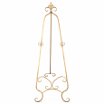 Golden metal easel