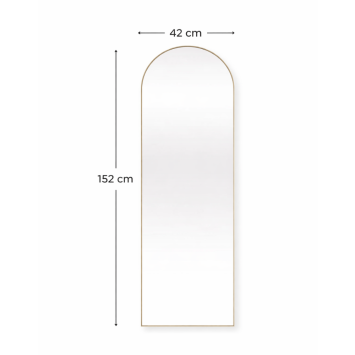 Oval Mirror Gold