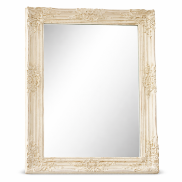 Mirror with ornament