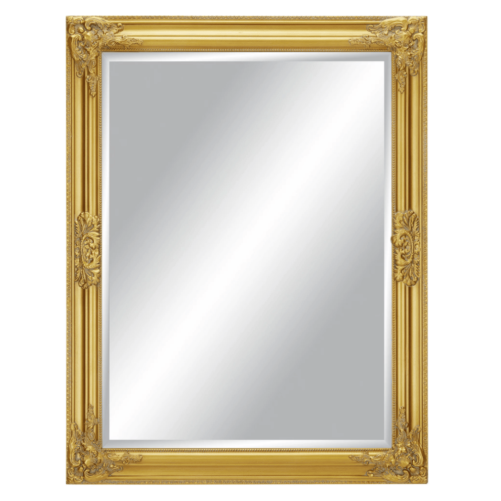 Mirror gold frame