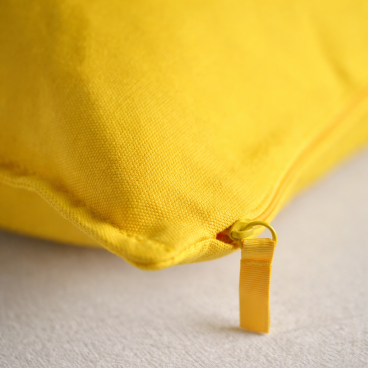 Yellow pillowcase