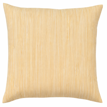 Yellow/white pillowcase