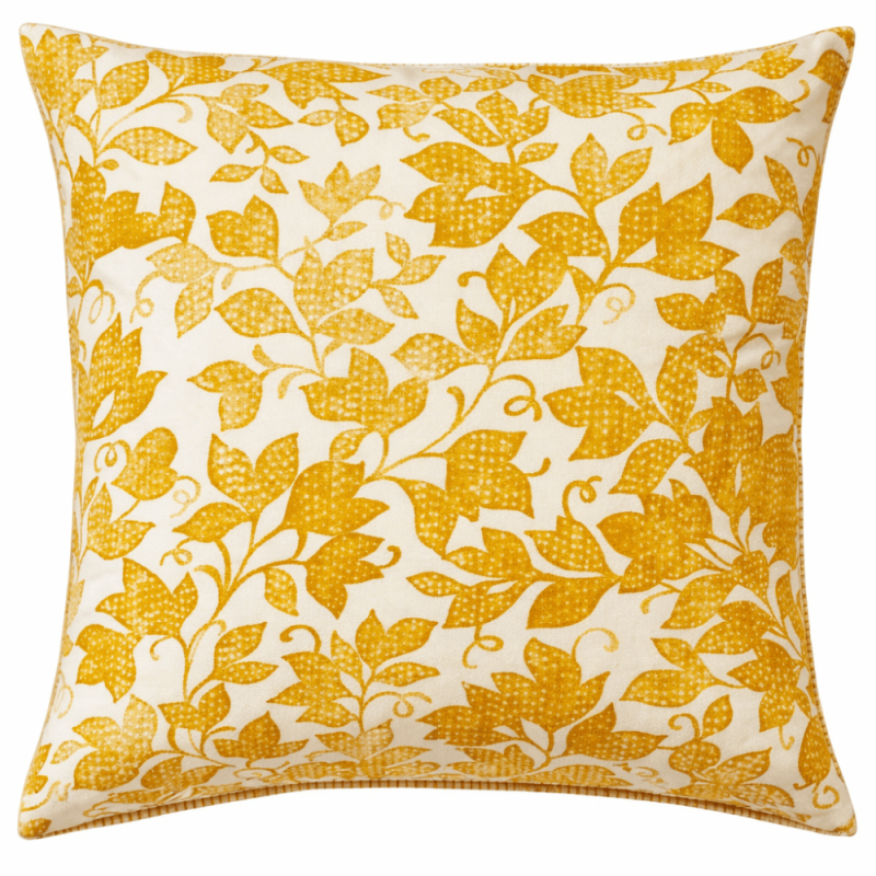 Yellow/white pillowcase Yellow/white pillowcase