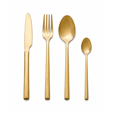 Gold cutlery (set)