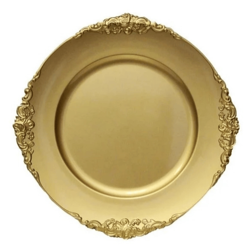 Gold club plate