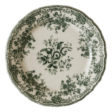 Zelený majolikový tanier 27cm