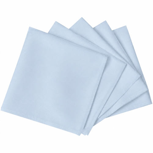 Baby blue napkin