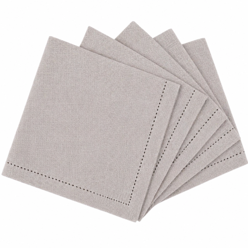 Beige napkin with decorative border