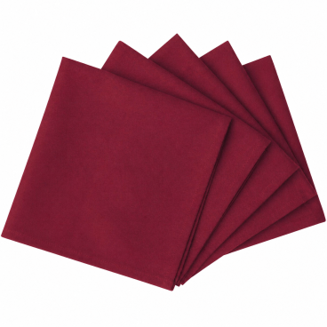 Burgundy napkin