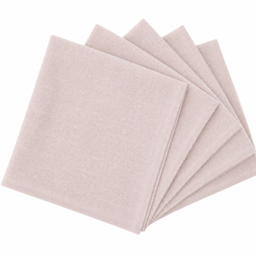 Old-pink linen napkin
