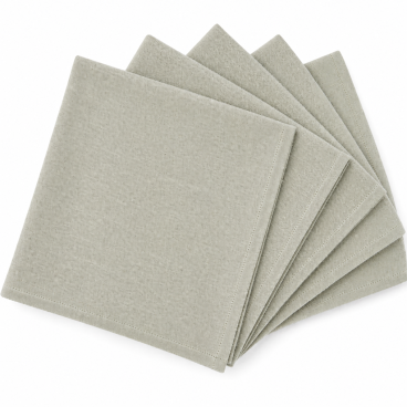 Sage green linen napkin