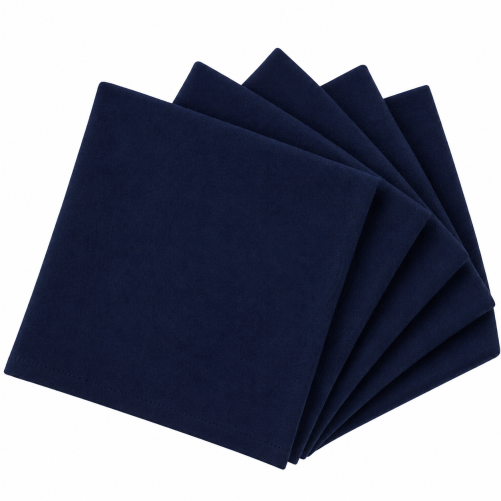 Navy blue napkin