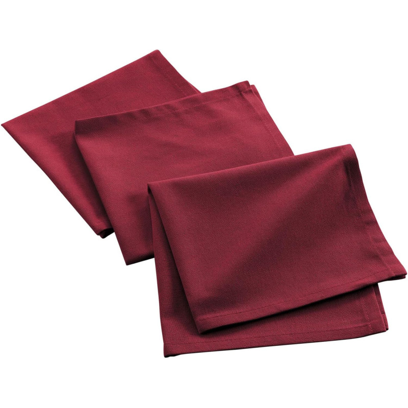 Burgundy napkin