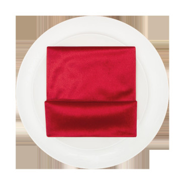 Red napkin