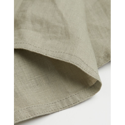 Sage green linen napkin
