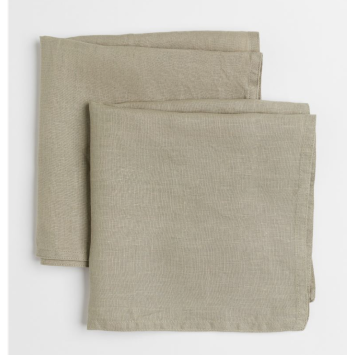 Príručník ľan sage green