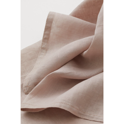 Old-pink linen napkin