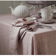 Old-pink linen napkin
